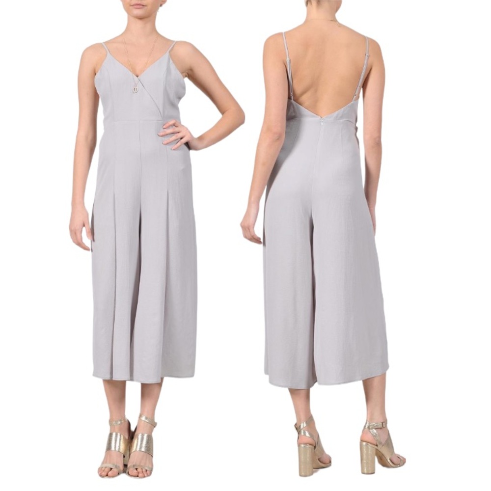 Hyfve Light Grey Culotte Jumpsuit